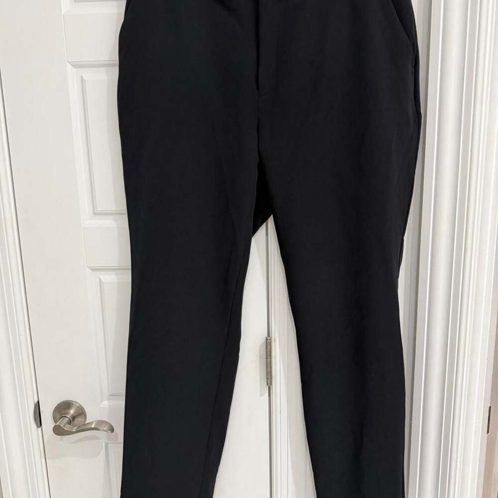 Nine West Black Mid Rise Skinny Dress Pants Size 12
